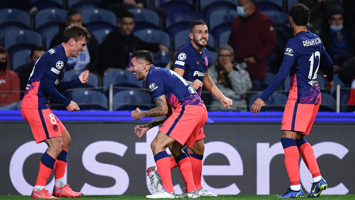 Atletico Madrid is onto the Champions League knockout stage